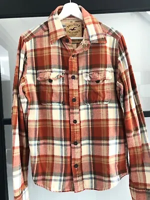 Hollister Vintage Check Shirt Plaid Sueded SIZE S RARE / Perfect Condition • £19.99