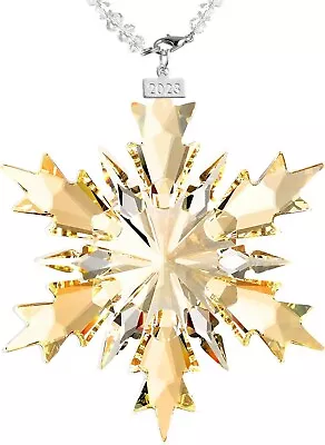2023 Crystal Annual Edition Christmas Large Snowflake Ornament • $25.99