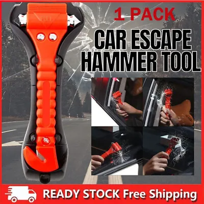 Emergency Escape Tool Auto Car Window Glass Hammer Breaker & Seat Belt Cutter • $7.99