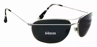 SFx Replacement Sunglass Lenses Fits Maui Jim MJ248 Hideaways - 64mm Wide • $42.99