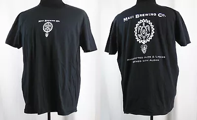 Maui Brewing Co. Black S/S Tribal Turtle Logo Beer T-Shirt XL • $22.94