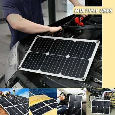 £14.24 • Buy NEW 50W 100W 150W Solar Pane Power For Off Grid Solar Kit RV Caravan Waterproof