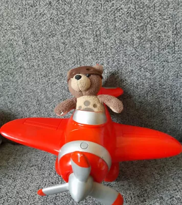 Vintage Little Charlie Bear Talking Plane Toy • £19.90