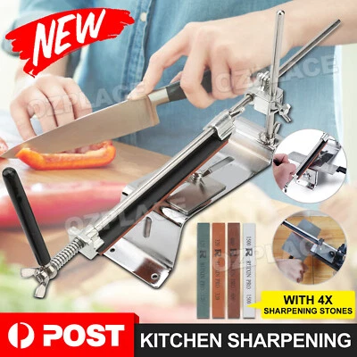$31.95 • Buy Professional Kitchen Sharpening System Fix-angle Knife Sharpener With 4 Stones