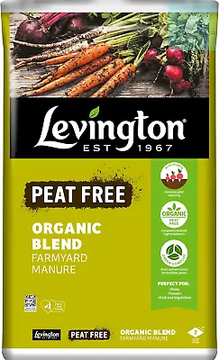 Levington Farm Yard Manure Organic Blend 50L • £17.59