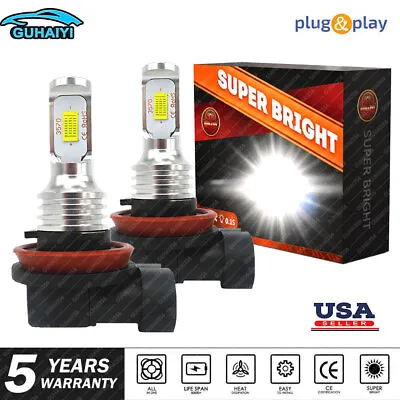 H11 LED Headlight Super Bright Bulbs Kit 6500K White 330000LM HIGH/LOW BEAM • $12.71