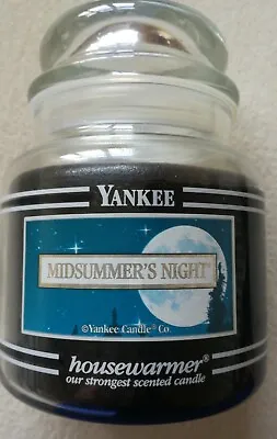 BRAND NEW YANKEE MEDIUM JAR CANDLE - MIDSUMMER'S NIGHT - 14.5oz - DEERFIELD • £26.99