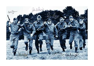 Dads Army A4 Reproduction Signed Photograph Picture Poster Choice Of Frame • £39.27