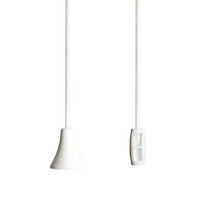 £2.25 • Buy Sleeklight® Pull Cord String For Bathroom Light Or Ceiling Switch. Ice White.