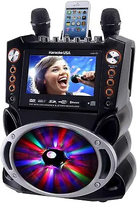 Karaoke USA DVD CDG MP3G Bluetooth Karaoke Machine With 7  TFT Color Screen • $159.99