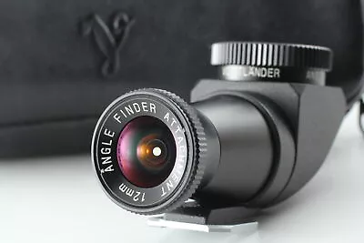 *Near MINT* Voigtlander Angle Finder W/ 12mm Attachment & Case From JAPAN • $332