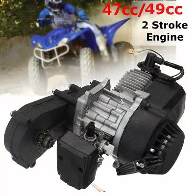49cc 2 Stroke Pull Start Engine Motor Pocket Quad Dirt PitBike ATV UTV 4 Wheeler • $99.72