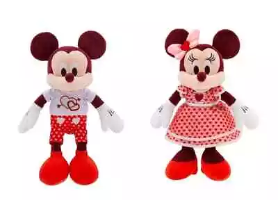 Disney 2024 Mickey & Minnie Mouse Plush Set – Valentine's Day – 11'' NWT • $31.95