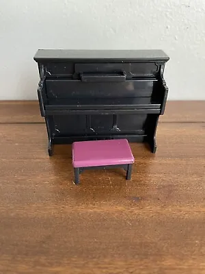 Doll House Miniature Piano With Bench • $8.95