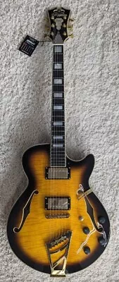 D'Angelico Excel SS Semi-Hollow Electric Guitar W/Stairstep Tailpiece And Case • $1095