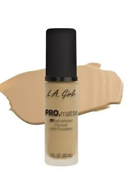 LA Girl Pro Matte Liquid Foundation High Definition Long Wear #673 Beige 1 Fl.oz • $8.95