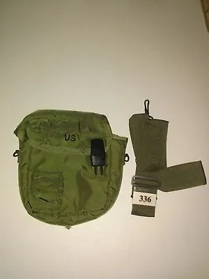 Color Defect-US Military 2 Quart Collapsible Canteen Pouch With 2 QT Bladder/Cap • $9.99