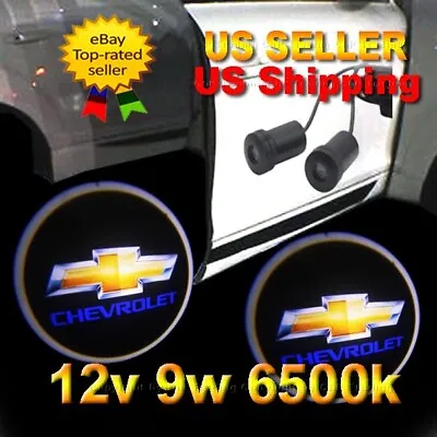 2Pcs 9w Cree Ghost Shadow Projector Logo LED Light Courtesy Door Step Chevrolet • $20.90
