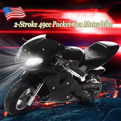 Strong Power Mini Motorcycle 2-Stroke 49CC Kids & Teens Pocket Gas Motorbike New • $228.59