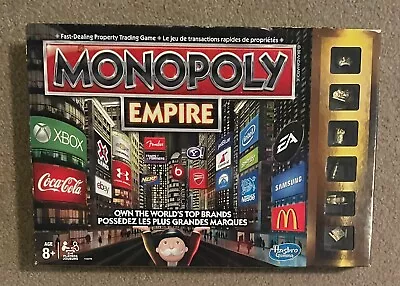 Monopoly Empire Gold Tokens Edition Board Game Box Open Contents NEW Coca Cola • $37.99