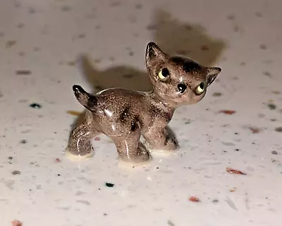 Retired Hagen Renaker Tiger Stripe Kitten Cat Miniature Animal Figurine Vintage • $28.99