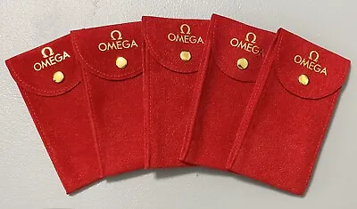 Omega Red  Pouch/ Travel Pouch/service Pouch With Insert Fast Shipping Usa • $13.50