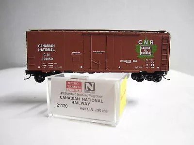 Micro Trains 21120 Canadian National Cn 40'  Plug Door Box Car #290159 N • $13.99