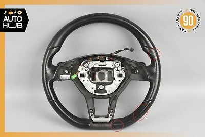 12-18 Mercedes W207 E550 SLK250 CLS550 AMG Sport Steering Wheel Flat Bottom OEM • $203.35