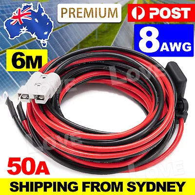 Atem Power 50A Wiring Kit 12V 6m Anderson Style Plug Battery Cable Quick Connect • $86.95