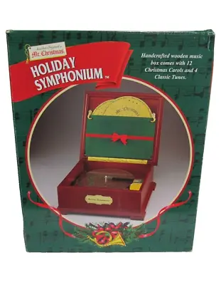 Vintage Mr Christmas Holiday Symphonium Music Box With 16 Discs 2000 New • $59.95
