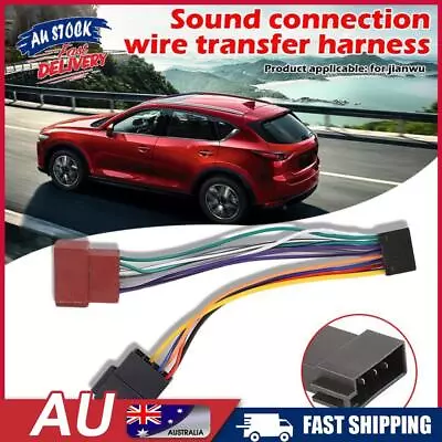 AU 16 Pin ISO Wiring Harness Loom Connector Adaptor Cable For KENWOOD Car Stereo • $9.02