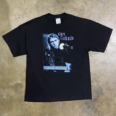 Vintage Kurt Cobain Nirvana Notebook Grunge Punk Band Tour T-Shirt RARE Sz XL • $149.99