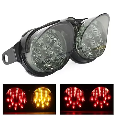 Smoke Integrated LED TailLight Turn Signals Lamp For YAMAHA YZF R6 2001 2002 • $24.79