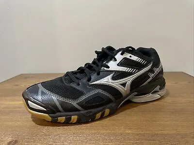 Mizuno Womens Wave Bolt 3 Indoor Volleyball Shoes Black Gray Size 10 • $24.99