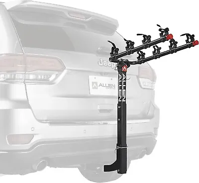 Allen Sports Deluxe 4-Bike Hitch Mount Rack (2-Inch Receiver) Black NEW SEALED • $79.55