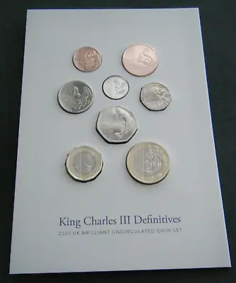 2023 Royal Mint Definitive BU 8 Coin Set Brilliant Uncirculated  - In Stock • £38.69
