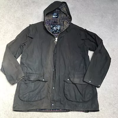 Barbour Classic Durham Wax Jacket Size 46  Tartan • $73.98