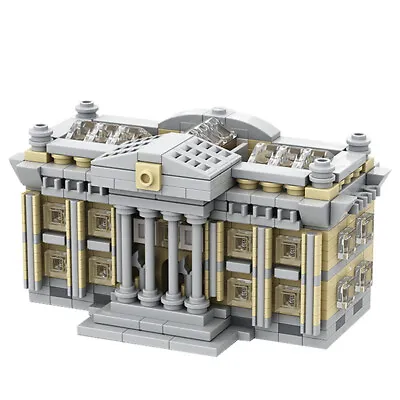 MOC Mini Court House Building Blocks Set DIY Architecture Building Kit 590 PCS • $48.39