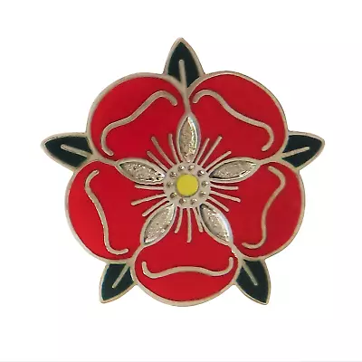 Lancashire Red Rose Pin Badge  • £6.25