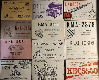 Vintage Ham Radio Amateur  Radio Station QSL ID Card Swap Postcard Lot • $5