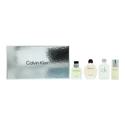 Calvin Klein Men Mini EDT 4 X 15ml (ObsessionCK OneEscapeEternity) For Men • £38.78