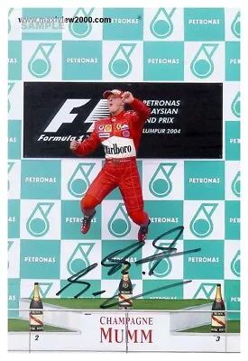 F1 Racing - MICHAEL SCHUMACHER Autograph A3 Poster Wall Art Print 02 • £6.99