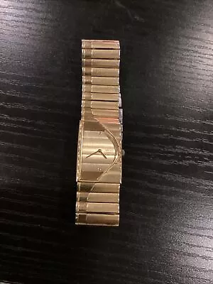 Piano Dial Seiko 2Y00-5G10Quartz Gold Tone Bracelet Ladies Watch Needs Battery • $35