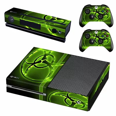 Xbox One  Console Skin Sticker Biohazard + 2 Controller Skins • $14.95