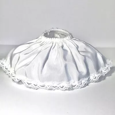 Madame Alexander Doll Slip White Petticoat Taffeta & Lace • $5.99