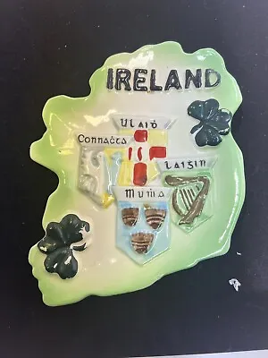 Old Ireland Decor Plate Map Hanger Box J • $15