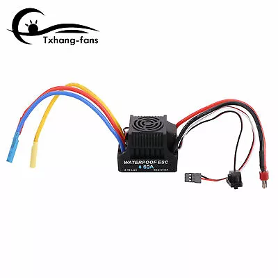 Waterproof 3650 3900KV Brushless Motor 60A ESC Combo Set For 1:10 RC Car A2TF • $32.55