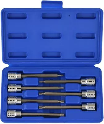 10080A 3/8” Drive Extra Long Torx Star Bit Socket Set | 7 Piece | T10 To T40 ... • $25.44