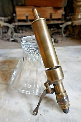 Antique BRASS STEAM WHISTLE HORN Train Tractor Maritime Engine • $56