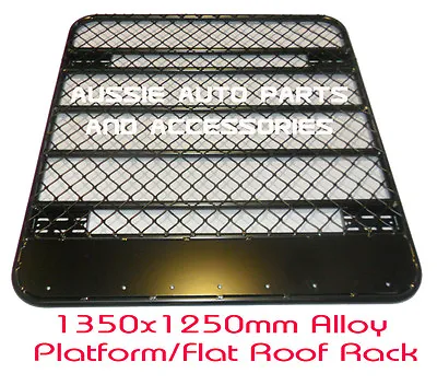 $659 • Buy Platform Flat Alloy Rack 1350x1250mm For Suzuki Jimny With Fitting Kits